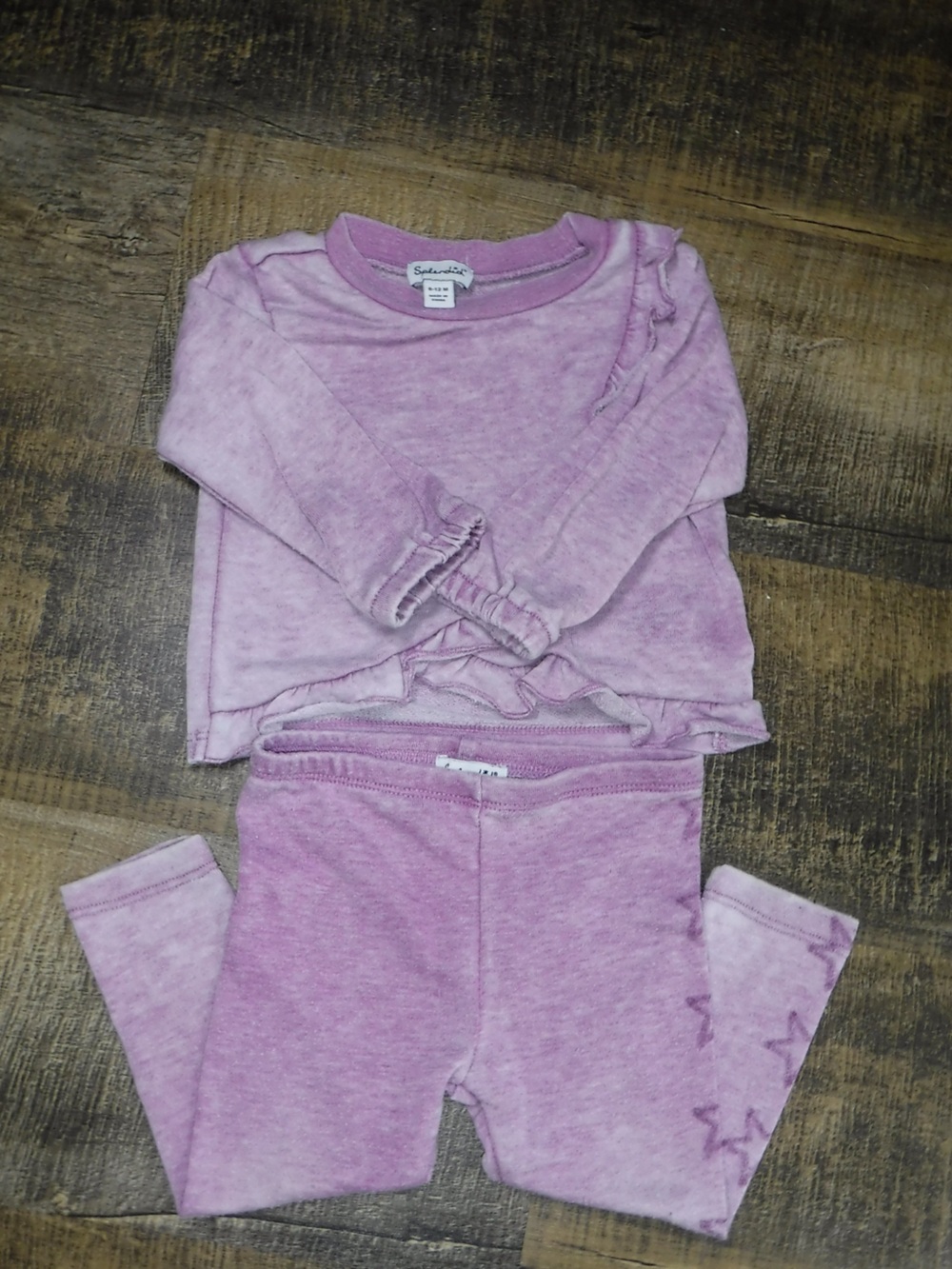 Splendid Light Pink Girls Two-Piece Pajama Set